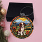 Beagle Christmas Ornament - Adorable Acrylic Holiday Decor for Dog Lovers-[Heartfelt Family Gift]