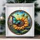 Sunflower Acrylic Ornament-[Heartfelt Family Gift]