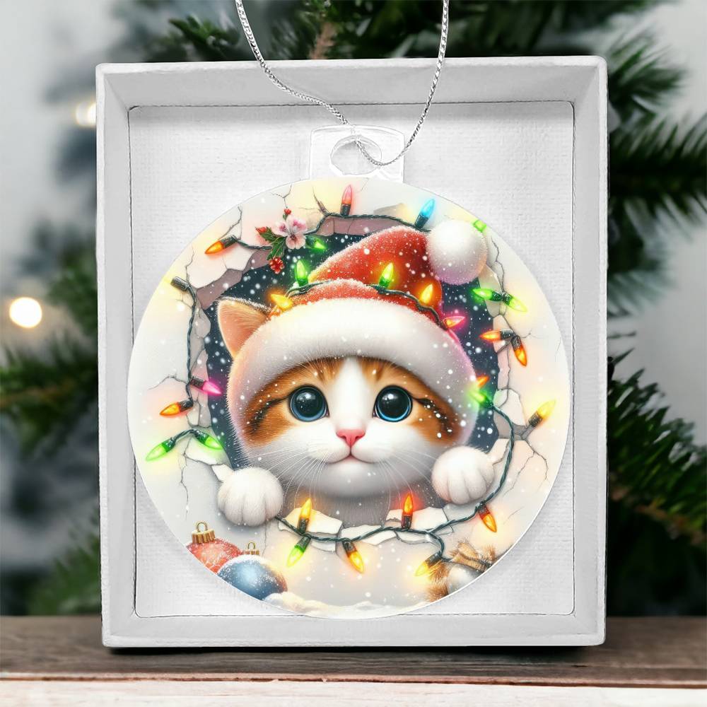 cat ornament-[Heartfelt Family Gift]