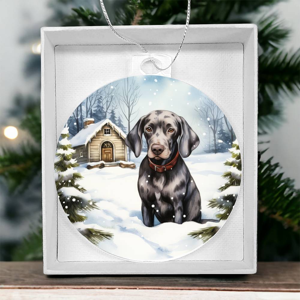 Dog Breakaway 3D Effect Acrylic Ornament-[Heartfelt Family Gift]