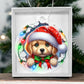 Puppy Dog Breakaway 3D Effect Acrylic Ornament-[Heartfelt Family Gift]