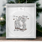 Acrylic Christmas Ornament Wife My Dream Come True - Perfect Holiday Gift-[Heartfelt Family Gift]