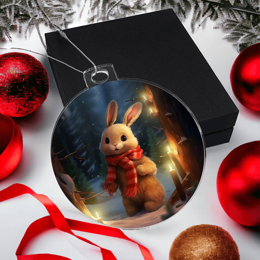 Bunny Christmas Tree Ornament-[Heartfelt Family Gift]
