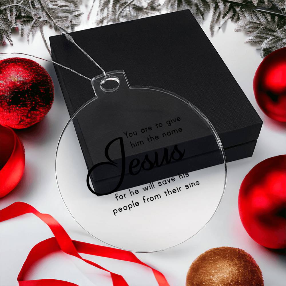 Bible Quotes Religious Christmas Ornament-[Heartfelt Family Gift]