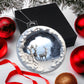 Rustic Winter Deer Acrylic Ornament  Handmade Holiday Decoration-[Heartfelt Family Gift]