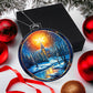 Deer Snow Christmas Ornament - Festive Holiday Tree Decoration-[Heartfelt Family Gift]
