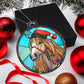 Handcrafted Stained Glass Horse Christmas Ornament - Unique Holiday Decor-[Heartfelt Family Gift]