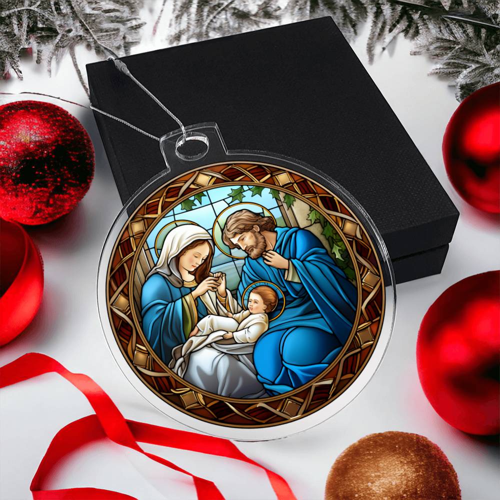 Nativity Christmas Tree Ornament-[Heartfelt Family Gift]