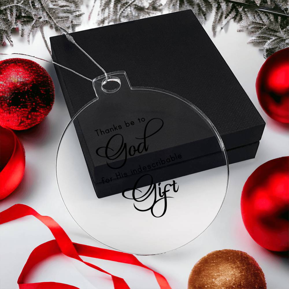 Bible Quotes Religious Christmas Ornament-[Heartfelt Family Gift]