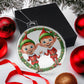 Handcrafted Elves Christmas Ornament - Festive Holiday Decor for Your Tree-[Heartfelt Family Gift]