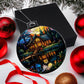 Handcrafted Stained Glass Lake House Christmas Ornament - Perfect for Decorating Your Holiday Home-[Heartfelt Family Gift]