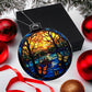 Acrylic Christmas Ornament Butterflies in the Woods - Perfect for Holiday Decor-[Heartfelt Family Gift]