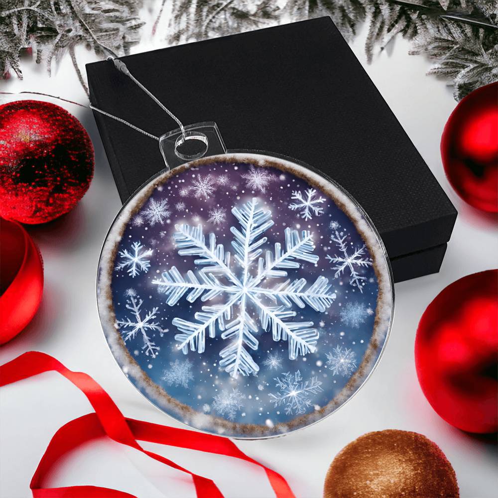 Stunning Snowflake Ornament - Perfect for Decorate Snow Days and the Holidays-[Heartfelt Family Gift]