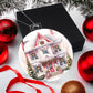 Victorian Houses Christmas Ornament - Acrylic Holiday Decor-[Heartfelt Family Gift]
