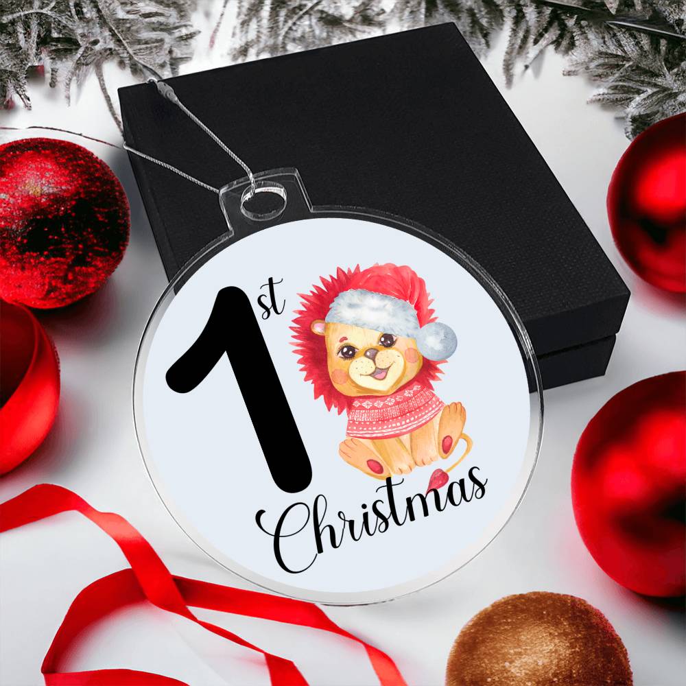 Baby's 1st Christmas Tree Ornament - Lion-[Heartfelt Family Gift]