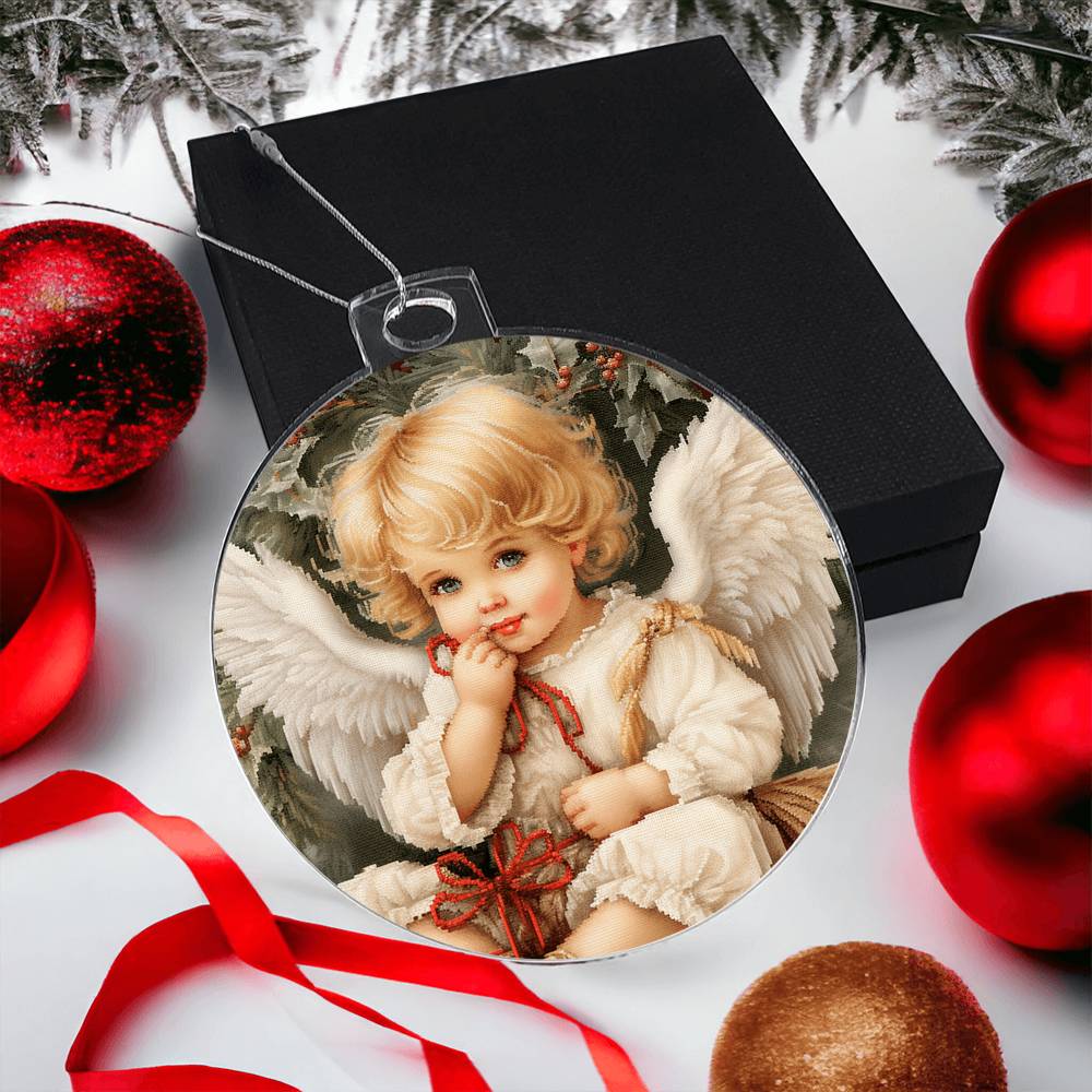 Handcrafted Angel Christmas Ornament - Stunning Holiday Decor-[Heartfelt Family Gift]