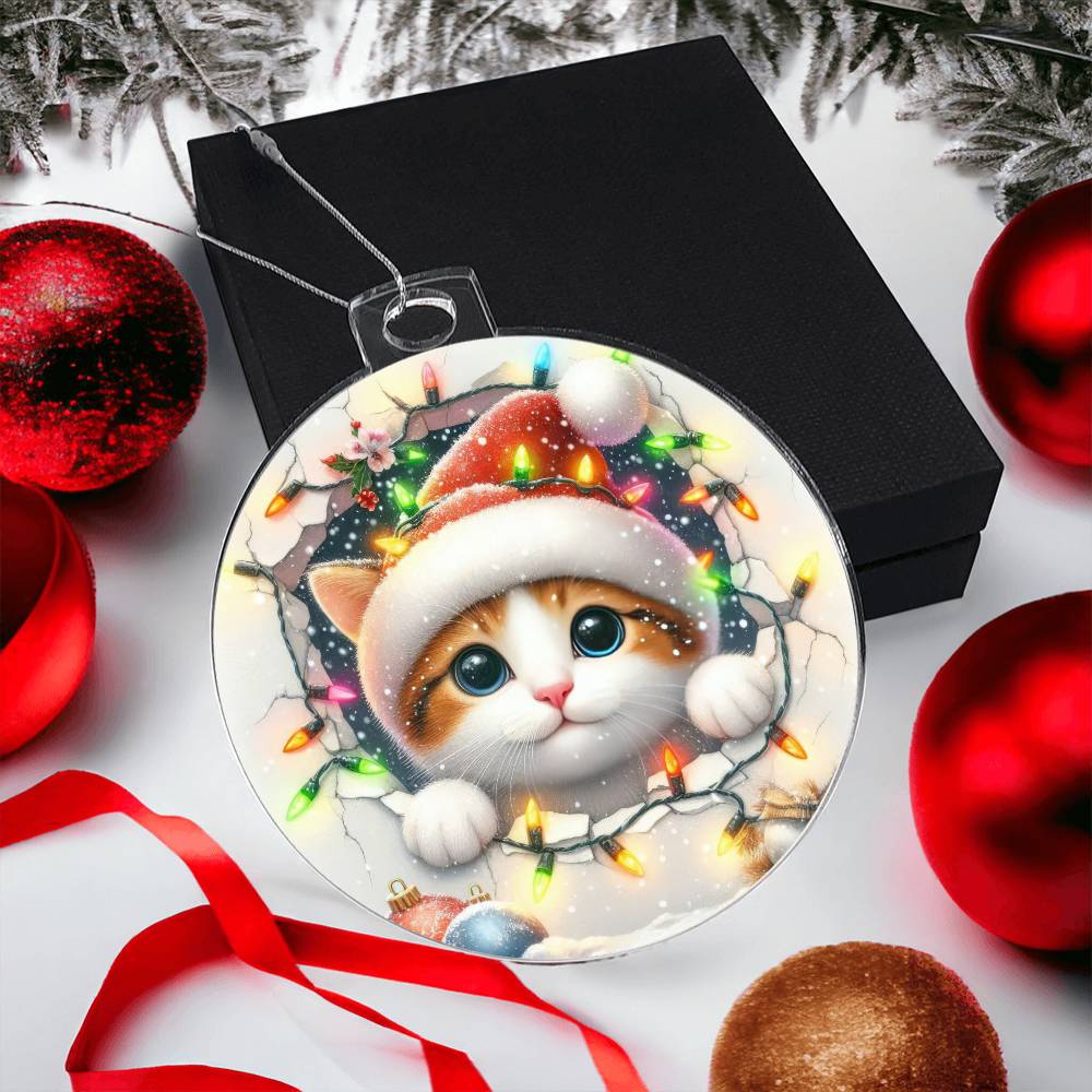 cat ornament-[Heartfelt Family Gift]