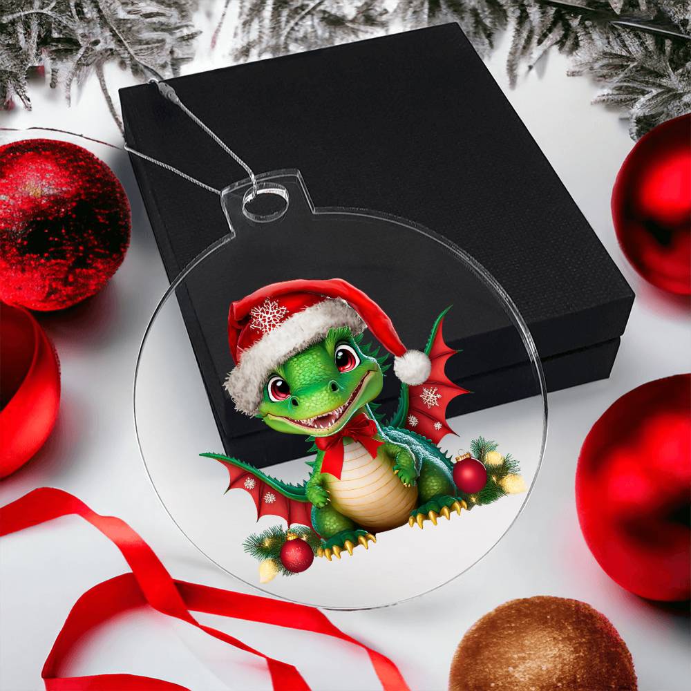 Dinosaur Acrylic Ornament-[Heartfelt Family Gift]
