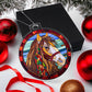 Stunning Stained Glass Horse Christmas Ornament - Handmade Holiday Decor-[Heartfelt Family Gift]