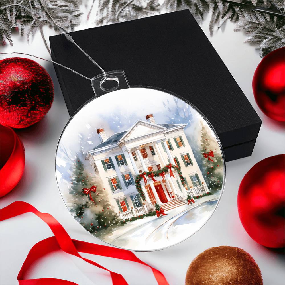 Victorian Christmas House Ornament - Festive Tree Decor for the Holidays-[Heartfelt Family Gift]