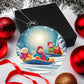 Kids Sledding Christmas Ornament - Snow Day Fun Decoration-[Heartfelt Family Gift]