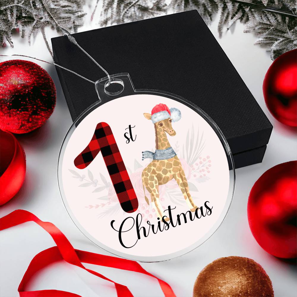 Baby's 1st Christmas Tree Ornament - Giraffe-[Heartfelt Family Gift]