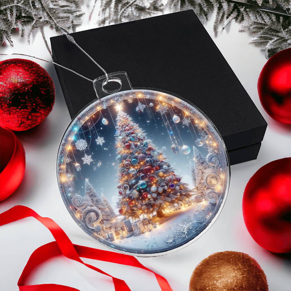 Festive Winter Wonderland Christmas Tree Ornament - Holiday Decoration-[Heartfelt Family Gift]