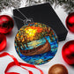 Canoe Acrylic Christmas Ornament - Festive Holiday Decor for Nature Lovers-[Heartfelt Family Gift]