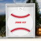 Personalized Baseball Player Christmas Tree Ornament-[Heartfelt Family Gift]