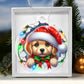 Puppy Dog Breakaway 3D Effect Acrylic Ornament-[Heartfelt Family Gift]