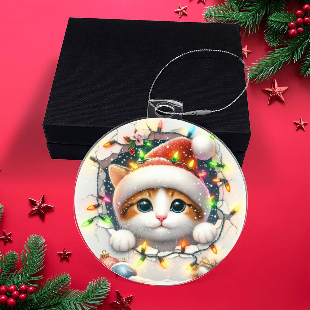 cat ornament-[Heartfelt Family Gift]