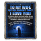 Love You Always Woven Blanket for Wife - Personalized Gift-[Heartfelt Family Gift]