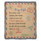Monogrammed Wife Woven Blanket - Perfect Gift for Your Loved One-[Heartfelt Family Gift]