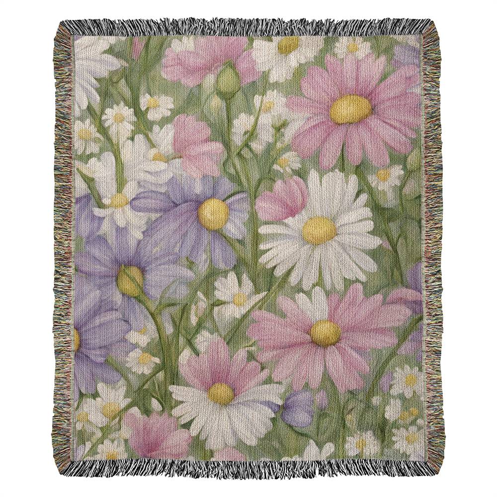 April Birth Flower Blanket Daises-[Heartfelt Family Gift]