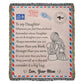 Daughter Woven Blanket - Personalized Soft Throw for Home and Nurseries-[Heartfelt Family Gift]
