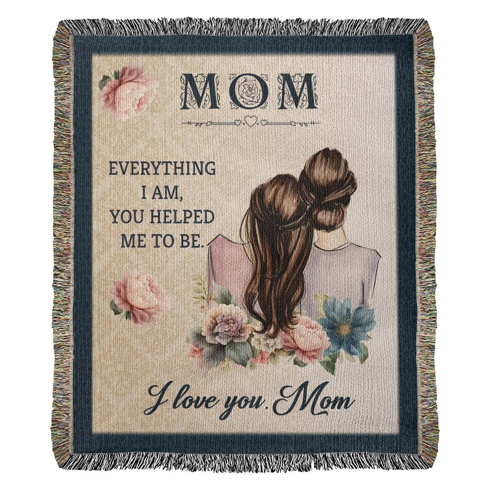Mom Woven Throw Blanket Gift-[Heartfelt Family Gift]