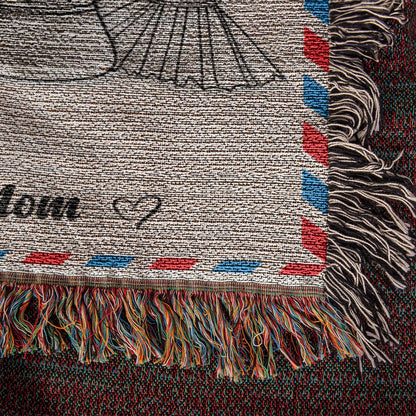 Daughter Woven Blanket - Personalized Soft Throw for Home and Nurseries-[Heartfelt Family Gift]