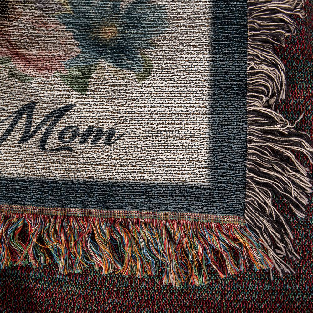 Mom Woven Throw Blanket Gift-[Heartfelt Family Gift]