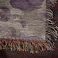 February Birth Month Flowers Violets and Primrose Floral Woven Blanket-[Heartfelt Family Gift]