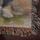 Watercolor Collie Woven Blanket Tapestry - Beautiful Home Decor-[Heartfelt Family Gift]