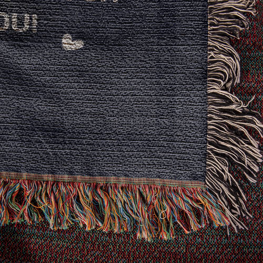 Grandpa Woven Blanket Gift-[Heartfelt Family Gift]
