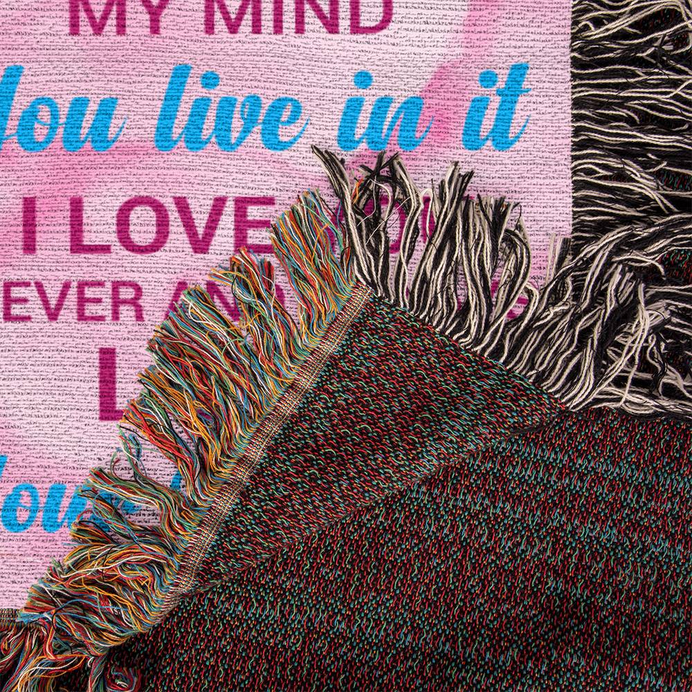 To My Wife Woven Blanket for a Cozy Start and End to the Day  Perfect Anniversary GiftMonogrammed Leather Dopp Kit Groomsmen Gift-[Heartfelt Family Gift]