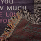 Mom Woven Blanket Gift-[Heartfelt Family Gift]