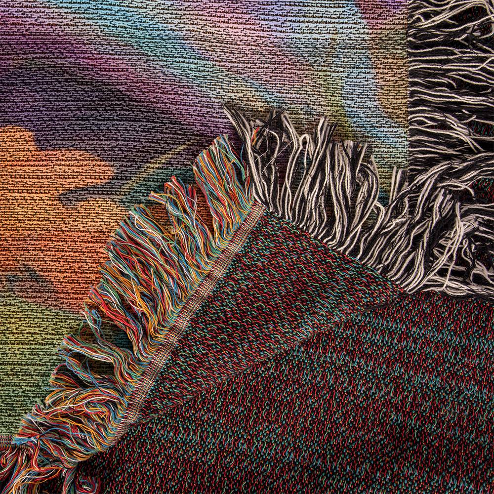 Labrador Retriever Woven Blanket Tapestry - Cozy Home Decor for Dog Lovers-[Heartfelt Family Gift]