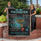 Daughter Woven Blanket Gift-[Heartfelt Family Gift]