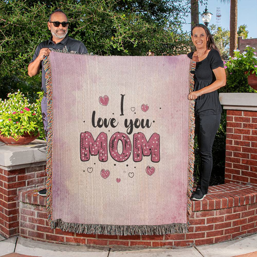 Mom Woven Blanket Gift-[Heartfelt Family Gift]