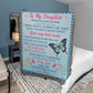 To My Daughter Woven Blanket - The Perfect Gift for Your Beloved Daughter-[Heartfelt Family Gift]