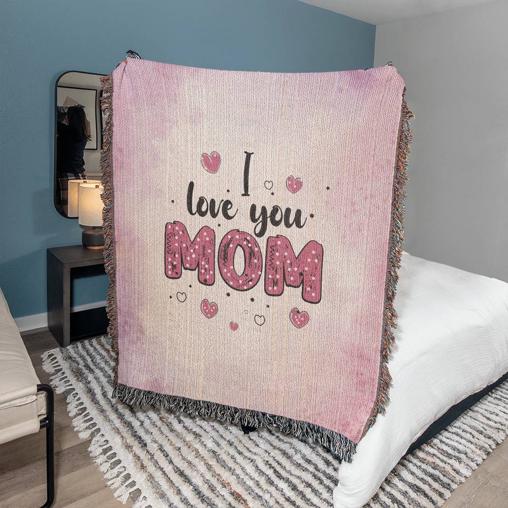 Mom Woven Blanket Gift-[Heartfelt Family Gift]