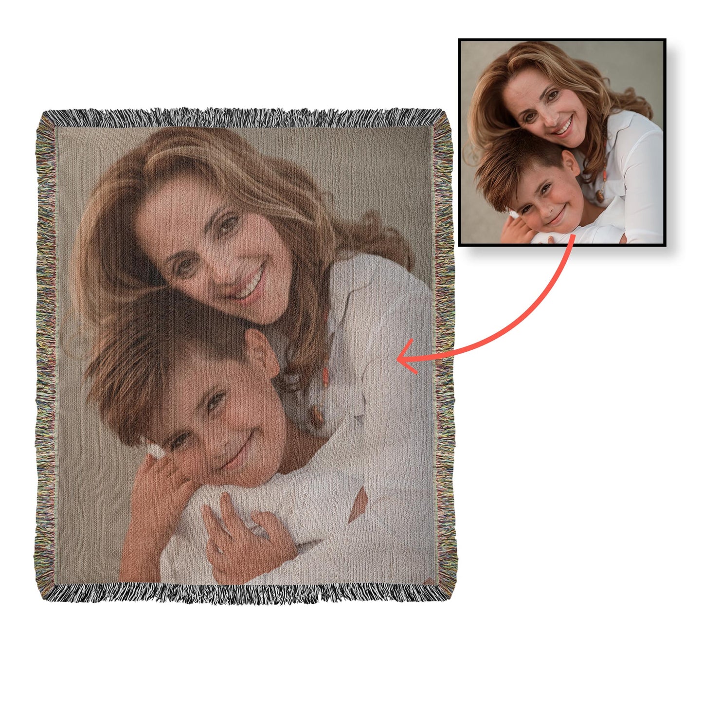 Mr. Mrs. Custom Wedding Photo Blanket-[Heartfelt Family Gift]