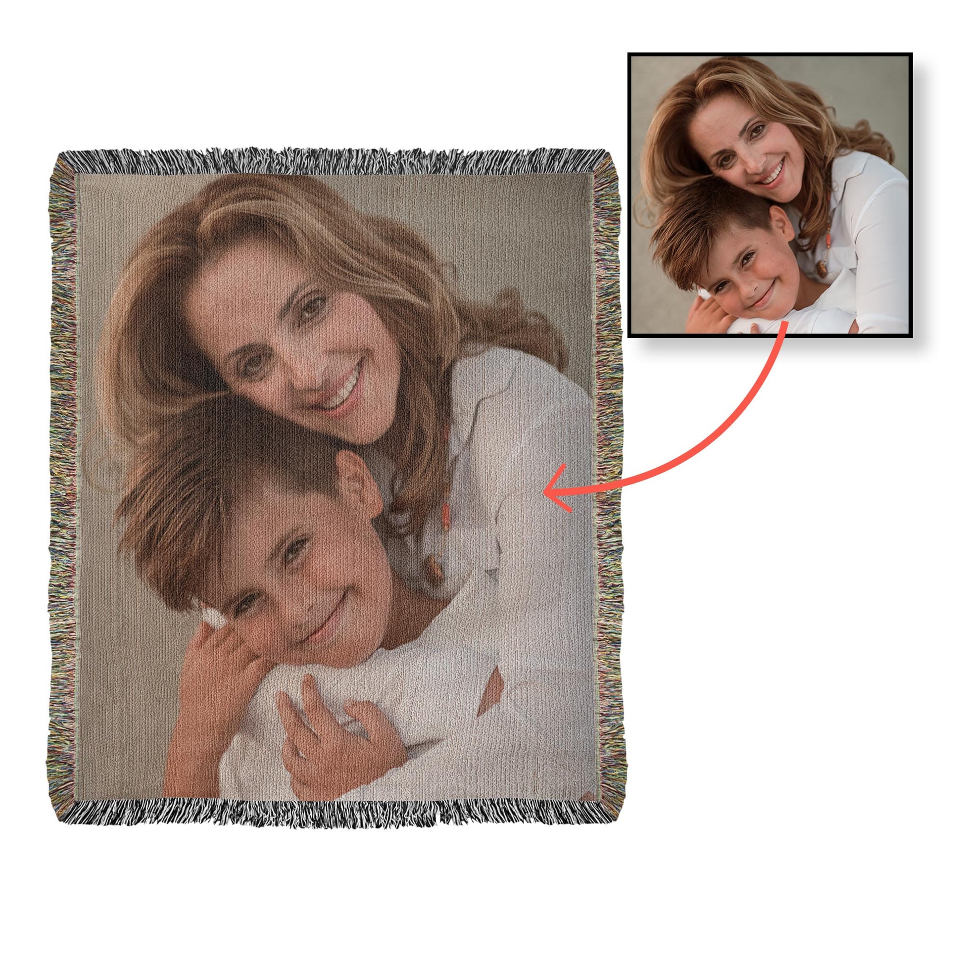 Mr. Mrs. Custom Wedding Photo Blanket-[Heartfelt Family Gift]